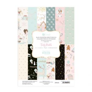 Blok kreatywny dpCraft do wycinania Frosty Pastels, 20ark